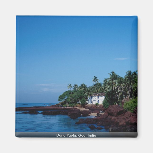 Dona Paula, Goa, Indien Magnet (Vorne)