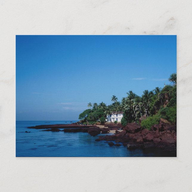 Dona Paula, Goa, Indien Postkarte (Vorderseite)