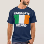 Donabate, Irland mit irischer Flagge T-Shirt<br><div class="desc">Donabate,  Irland mit irischer Flagge</div>