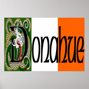 Donahue Celtic Dragon Print Poster