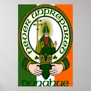 Donahue Clan-Motto-Plakat-Druck Poster