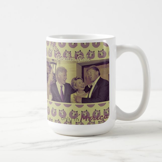 Donald Drumpf u. das Clintons = die Tasse (Rechts)