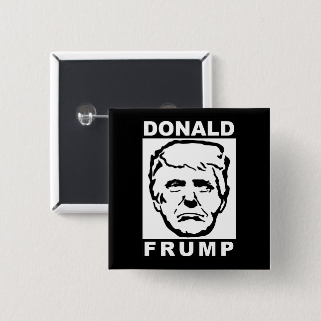 Donald Frump Button (Vorne & Hinten)