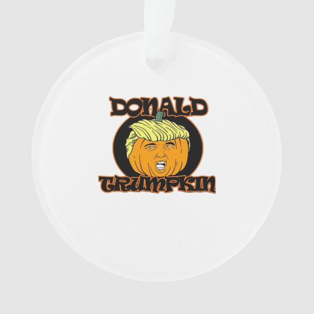 Donald Halloween Costume Trumpkin Ornament (Vorderseite)