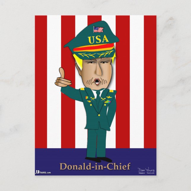 Donald-in-Chief Postkarte (Vorderseite)