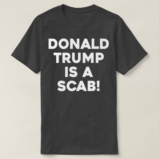 DONALD IST EIN SCAB Kids TShirt (Design vorne)