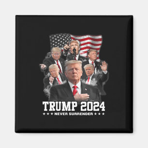 Donald J Trump 2024 Nie übergeben 1 Magnet