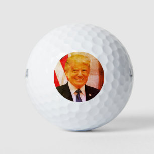 Donald J. Trump, 45. Präsident der USA Golfball