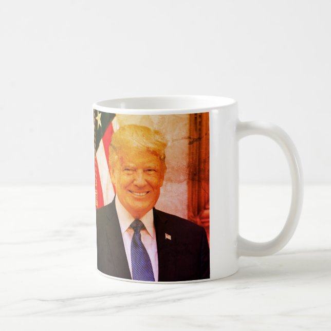 Donald J. Trump, 45. Präsident der USA Kaffeetasse (Rechts)