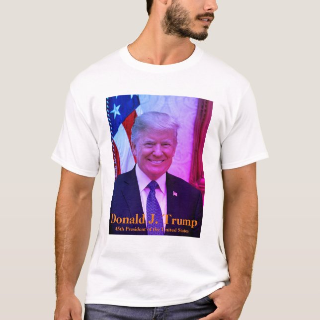 Donald J. Trump, 45. Präsident der USA T-Shirt (Vorderseite)