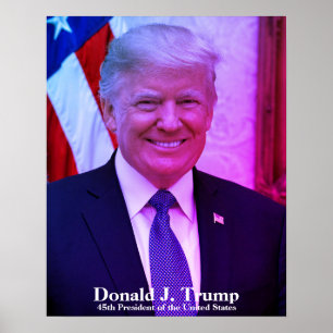 Donald J. Trump, 45. Präsident der Vereinigten Sta Poster