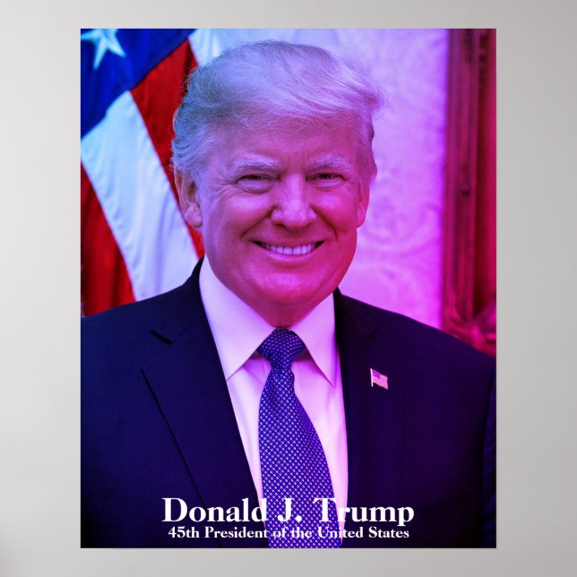 Donald J. Trump, 45. Präsident der Vereinigten Sta Poster (Vorne)