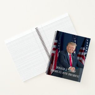 Donald J. Trump 45. Präsident Keepake Notizbuch