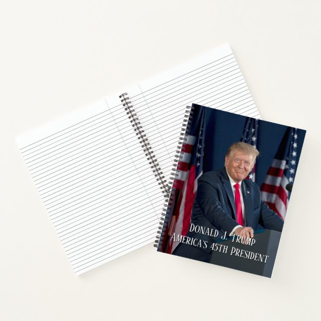 Donald J. Trump 45. Präsident Keepake Notizbuch (Innenseite)