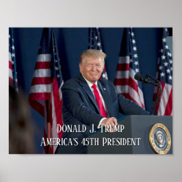 Donald J. Trump 45. Präsident Keepake Poster