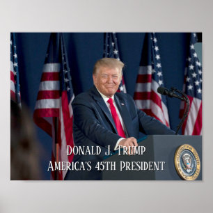 Donald J. Trump 45. Präsident Keepake Poster