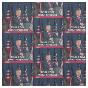 Donald J. Trump 45. Präsident Keepake Stoff