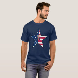 Donald J. Trump~ Präsident~ US-Flagge~ Star ~ MAGA T-Shirt