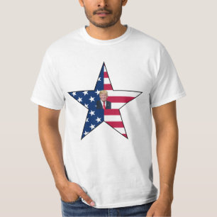 Donald J. Trump~ Präsident~ US-Flagge~ Star ~ MAGA T-Shirt