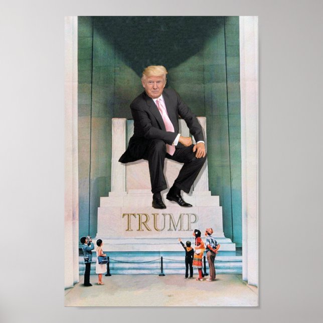 Donald J. Trump (wie er sich selbst sieht) Poster (Vorne)