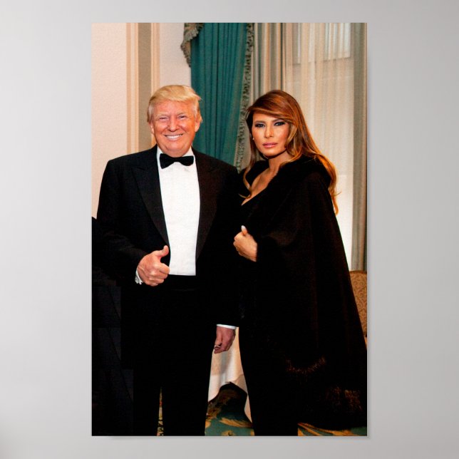 Donald & Melania Trump Poster (Vorne)