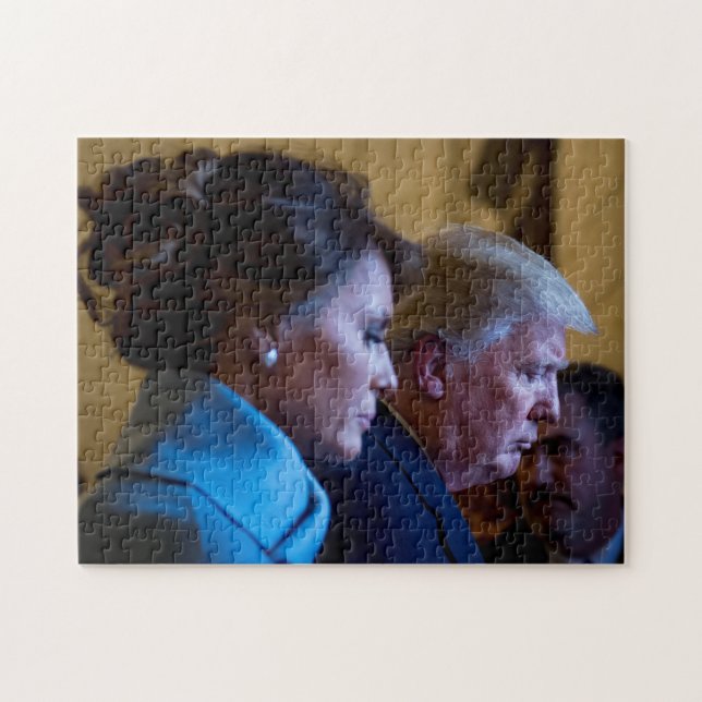Donald & Melania Trump - Tag der Amtseinführung Puzzle (Horizontal)