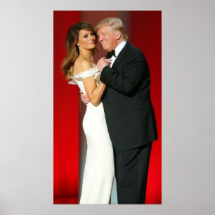 Donald & Melania Trump & The Liberty Ball Poster