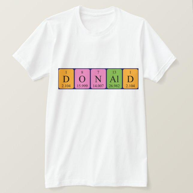 Donald Periodenname Shirt (Design vorne)