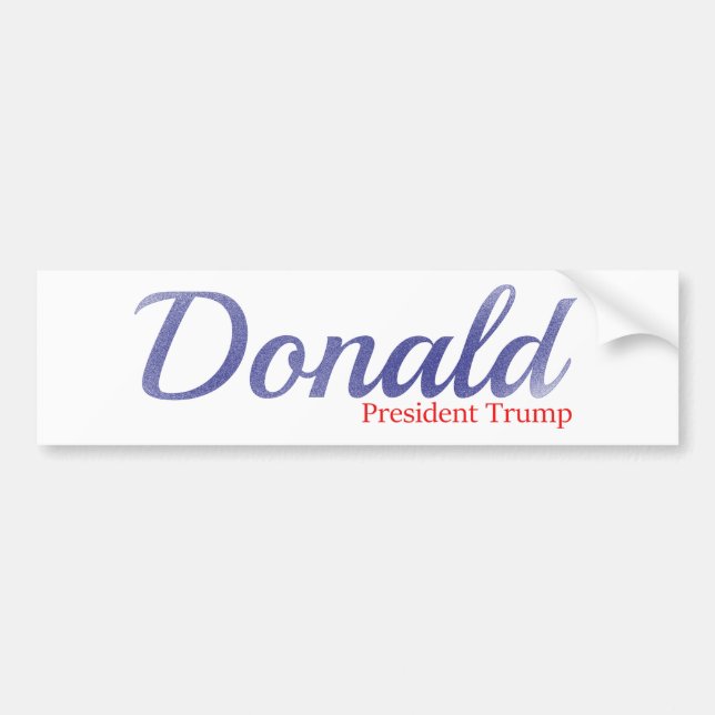 Donald, Präsident Trump Autoaufkleber (Vorne)