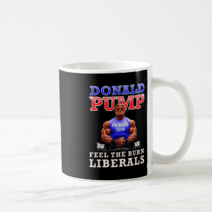 Donald Pump Funny Trump fühlen die brennenden Libe Kaffeetasse