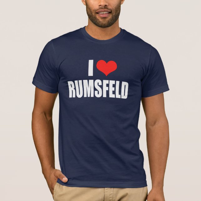 DONALD RUMSFELD-Wahl-Gang T-Shirt (Vorderseite)