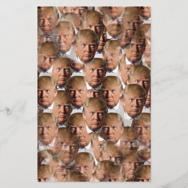 Donald Trompf Briefpapier (Vorderseite)