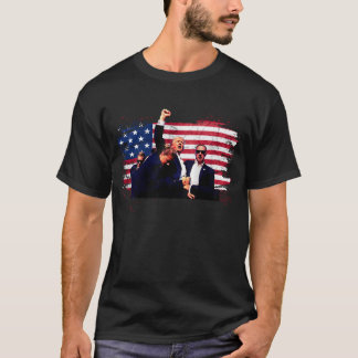 Donald Trumb 2024 | Flag America Trumpf Abstimmung T-Shirt