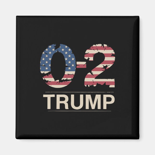 Donald Trump 0-2: Kampf gegen Uns Flag Sie Mis Magnet (Vorne)