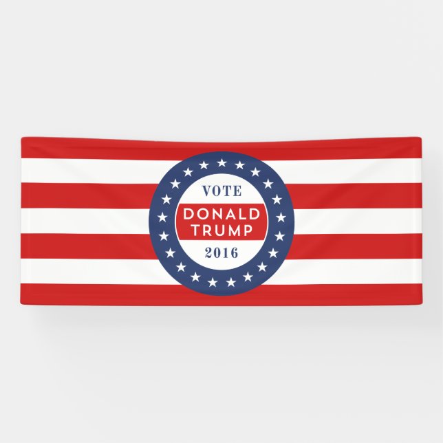 Donald Trump 2016 Banner (Horizontal)
