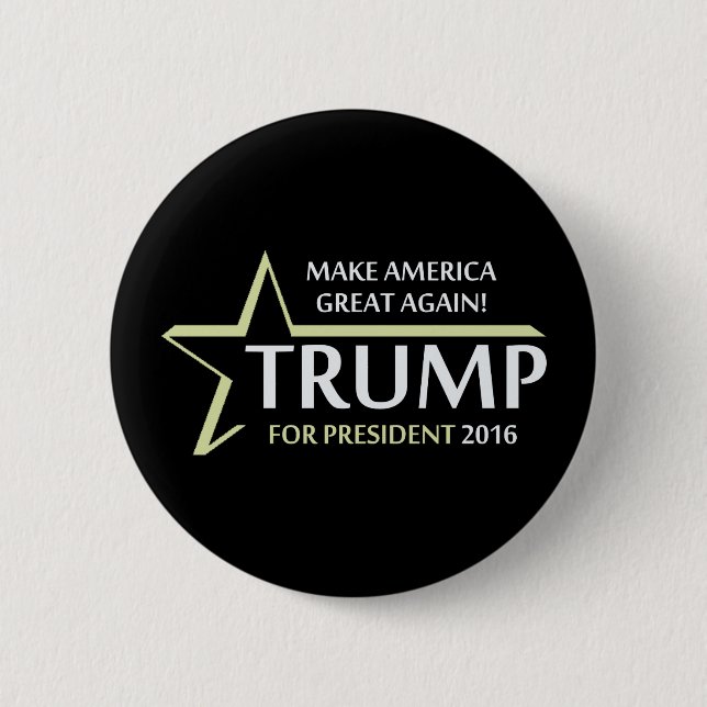 Donald Trump 2016 Button (Vorderseite)