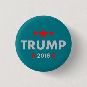 Donald Trump 2016 Button