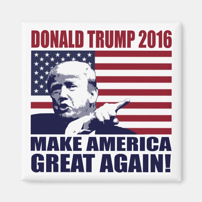 Donald Trump 2016 für Präsident Magnet (Vorne)