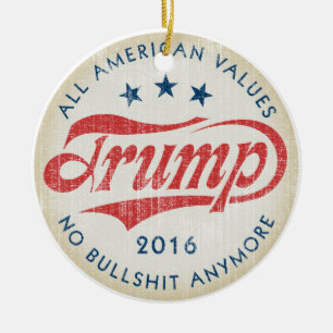 Donald Trump 2016 Keramik Ornament