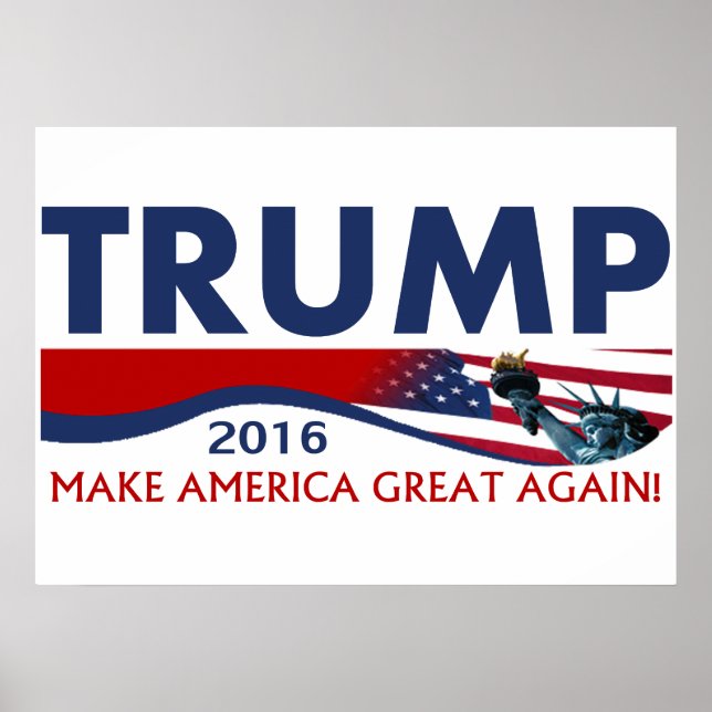 Donald Trump 2016 Poster (Vorne)