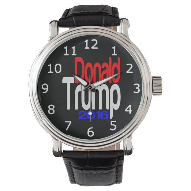 Donald Trump 2016 Red White and Blue Armbanduhr (Vorderseite)