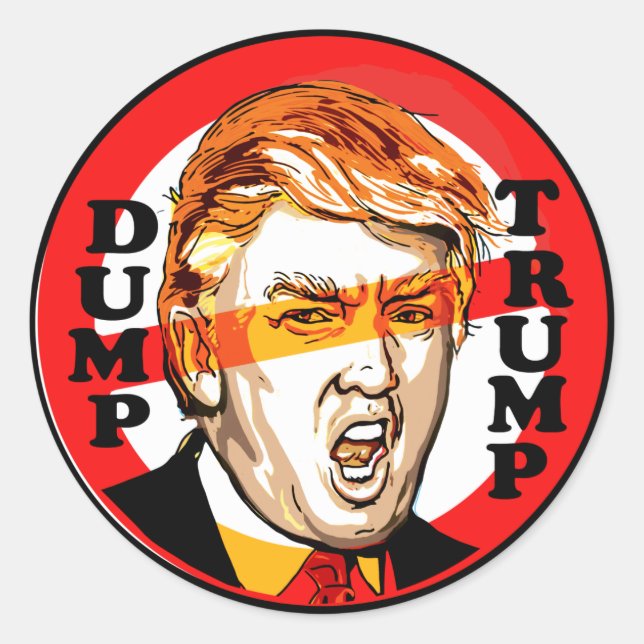 Donald Trump 2016 Runder Aufkleber (Vorderseite)