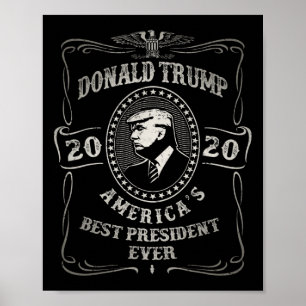 Donald Trump 2020 Amerika S Bester Präsident Aller Poster