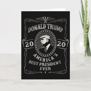 Donald Trump 2020 Amerikas bester Präsident aller Karte