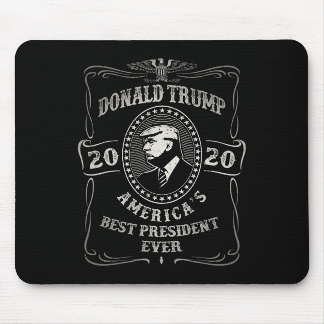 Donald Trump 2020 Amerikas Bester Präsident Aller  Mousepad (Vorne)