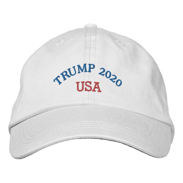 Donald Trump 2020 Hat Bestickte Baseballkappe (Vorderseite)