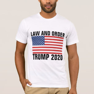 DONALD TRUMP 2020, T - SHIRT DES RECHTS UND DER OR