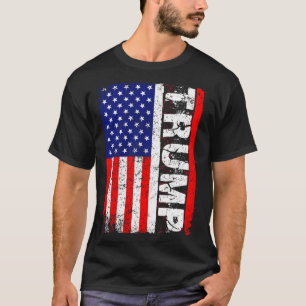 Donald Trump 2020 Vintage US-Flagge T-Shirts