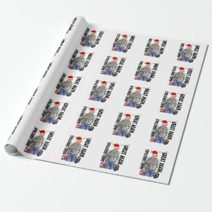 DONALD TRUMP 2022 CHRISTMAS WRAPPING PAPER GESCHENKPAPIER