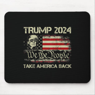 Donald Trump 2024: Amerikas Fahne zurücknehmen Mousepad